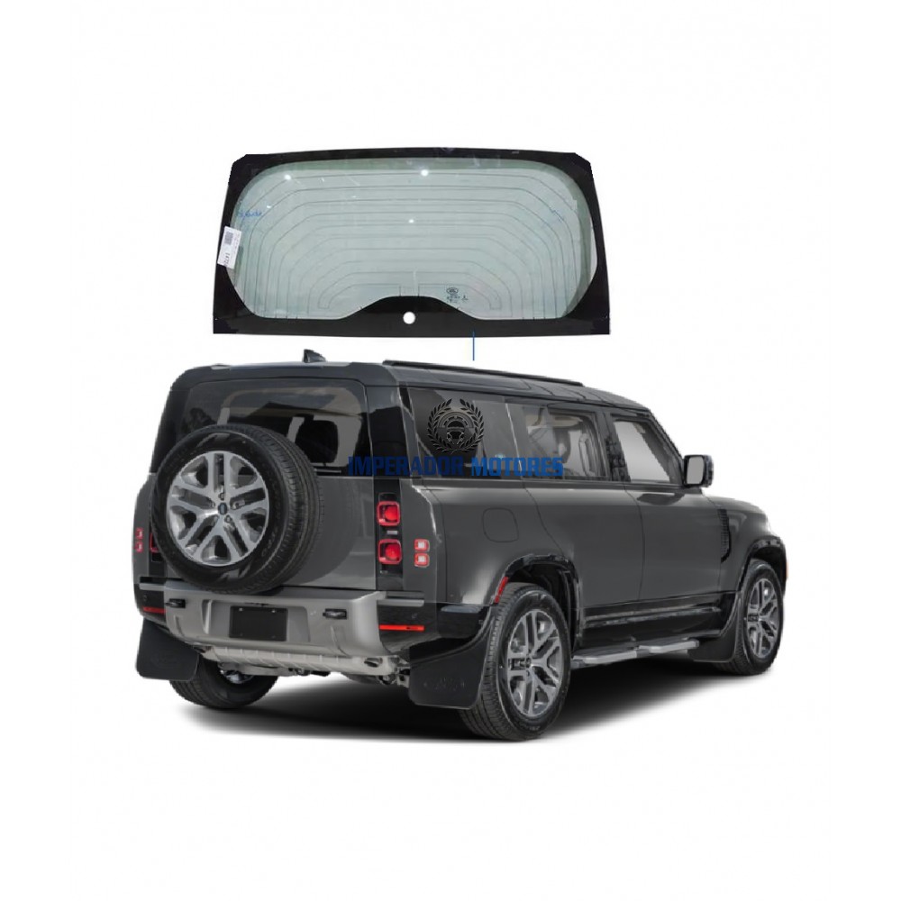 Vidro Vigia Traseiro Range Rover Defender Modelos 2021 A 2025 Original Vidro Vigia Traseiro Range Rover Defender Modelos 2021 A 2025 Original