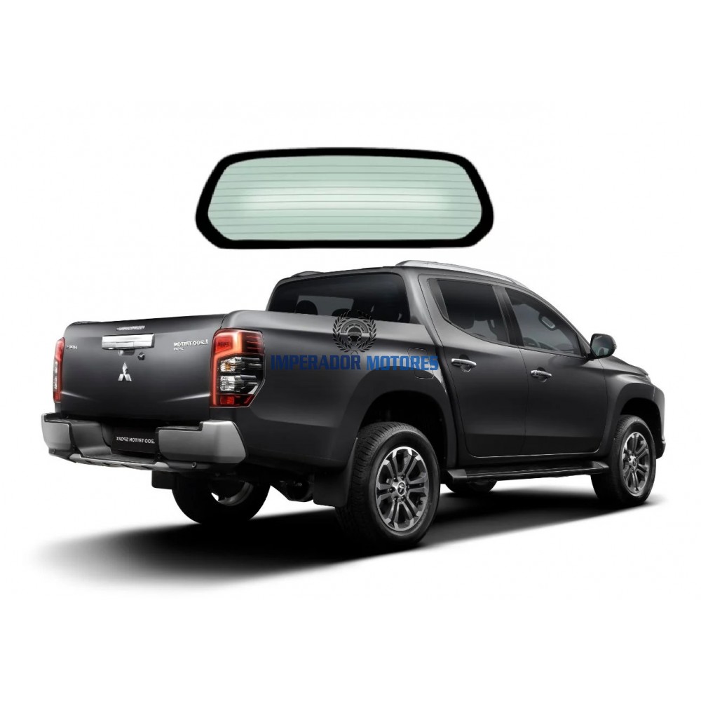 Vidro Vigia Traseiro Mitsubishi L200 Triton Modelos 2017 A 2024 Original Vidro Vigia Traseiro Mitsubishi L200 Triton Modelos 2017 A 2024 Original