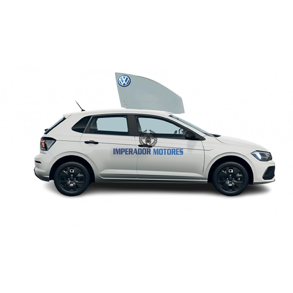 Vidro Porta Dianteira VW Polo Track Modelos  2017 A 2025 Original