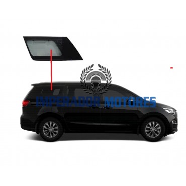 Vidro fixo Lateral  Kia Carnival  Modelos 2015 a 2010