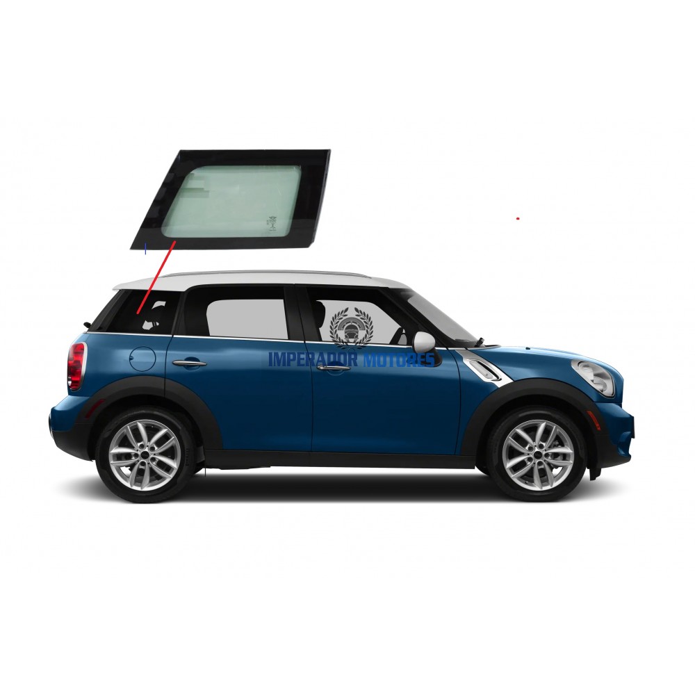Vidro fixo Lateral  Mini Countryman Modelos 2010 a 2016 Vidro fixo Lateral  Mini Countryman Modelos 2010 a 2016