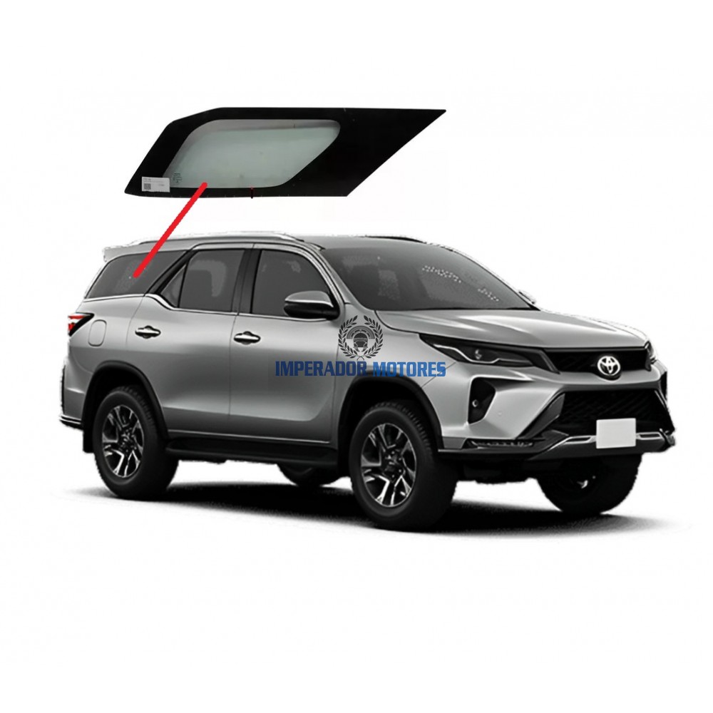 Vidro fixo Lateral  Toyota Hilux SW4  Modelos 2016 a 2024