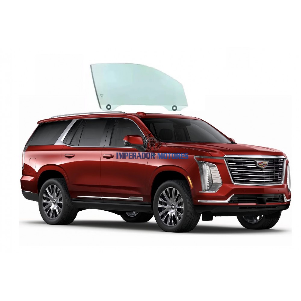 Vidro Porta Dianteira Cadillac Scalade Modelos 2020 a 2025 Original